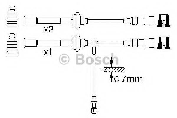 ALFA ROMEO 46439900 Комплект дротів запалювання