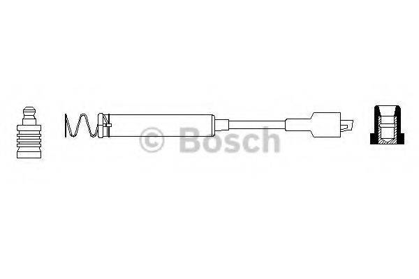 OPEL 1282029 Провід запалювання