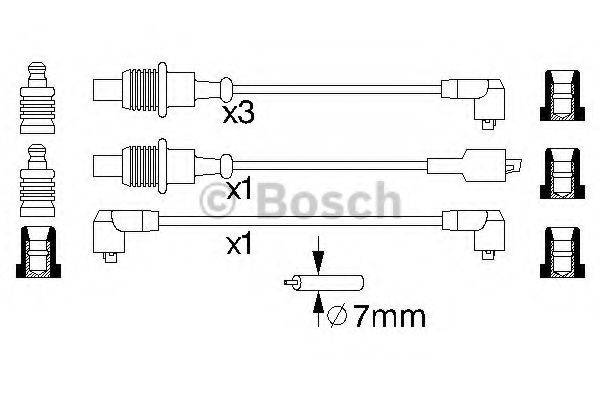BOUGICORD 3170 Комплект дротів запалювання