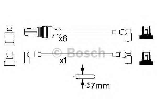 FACET 4 8542 Комплект дротів запалювання