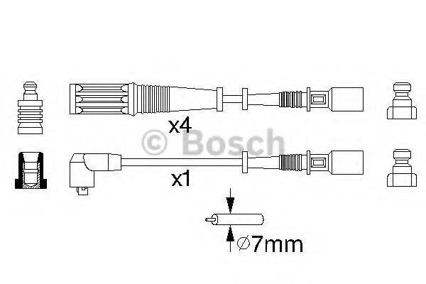 BOSCH B 130 Комплект дротів запалювання