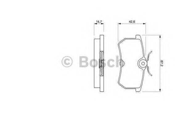 FORD 98AX2M008BA Комплект гальмівних колодок, дискове гальмо