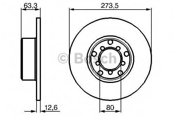 LUCAS ELECTRICAL DF 1571 гальмівний диск