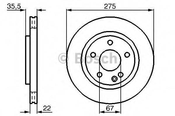 LUCAS ELECTRICAL DF4322 гальмівний диск