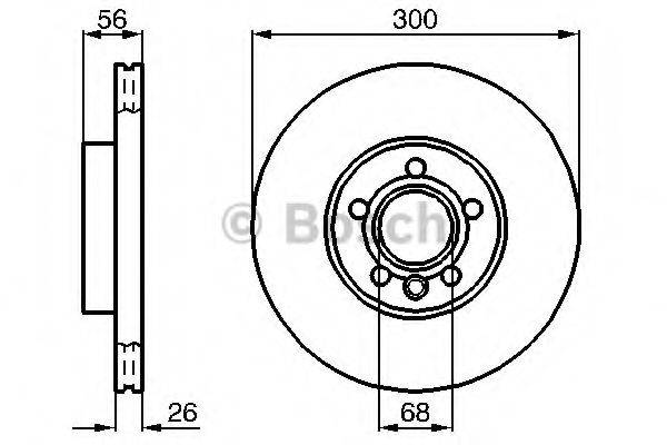 LUCAS ELECTRICAL DF4323 гальмівний диск