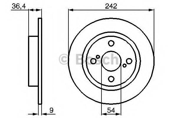 LUCAS ELECTRICAL DF2643 гальмівний диск