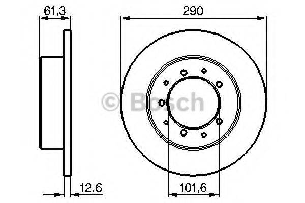 ROVER R571912 гальмівний диск