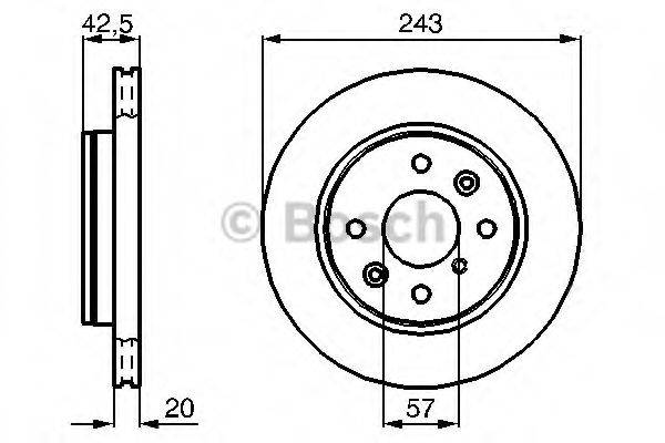 LUCAS ELECTRICAL DF4020 гальмівний диск