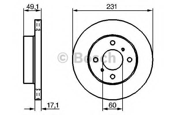 LUCAS ELECTRICAL DF4315 гальмівний диск