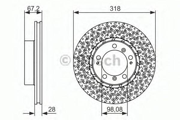 LUCAS ELECTRICAL DF 6212S гальмівний диск