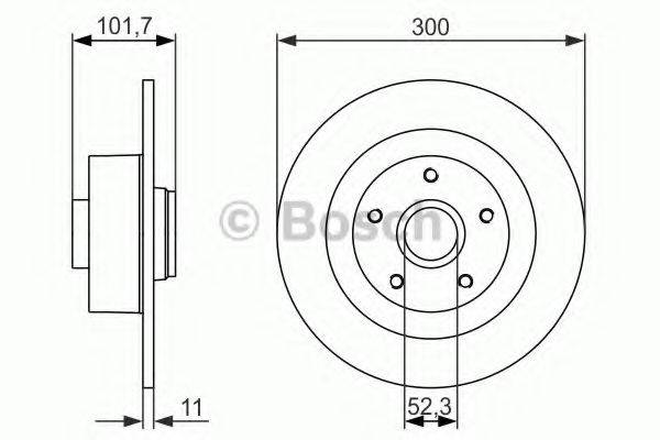 LUCAS ELECTRICAL DF6126BS гальмівний диск