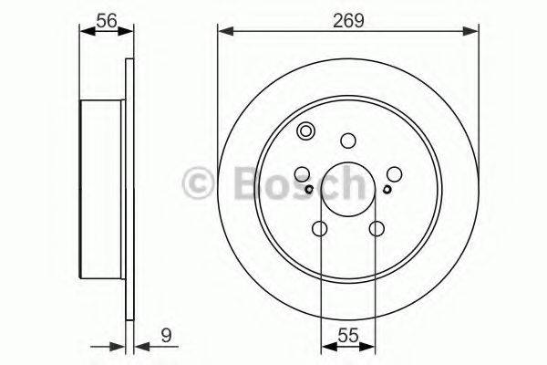 TRUSTING DF1150 гальмівний диск