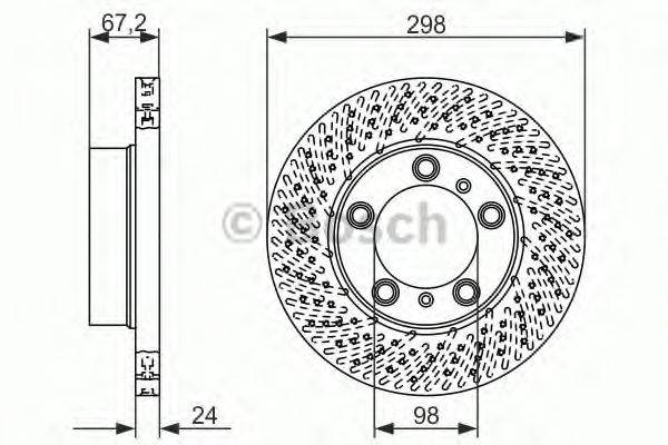 LUCAS ELECTRICAL DF 6413S гальмівний диск