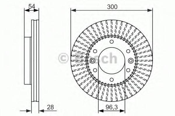LUCAS ELECTRICAL DF4924S гальмівний диск