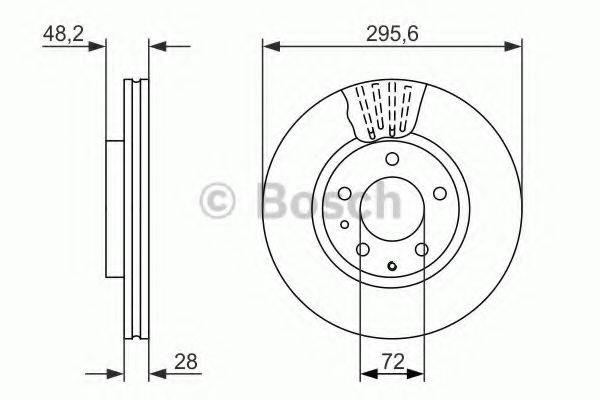 LUCAS ELECTRICAL DF4958S гальмівний диск