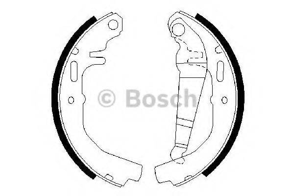 BOSCH BS430 Комплект гальмівних колодок