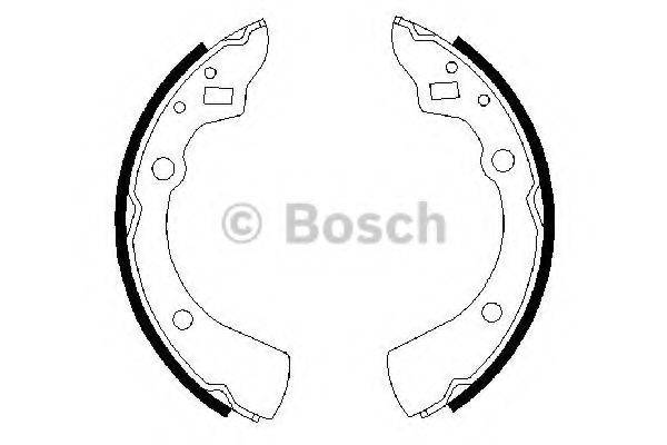 BOSCH BS528 Комплект гальмівних колодок
