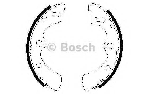 BOSCH BS546 Комплект гальмівних колодок
