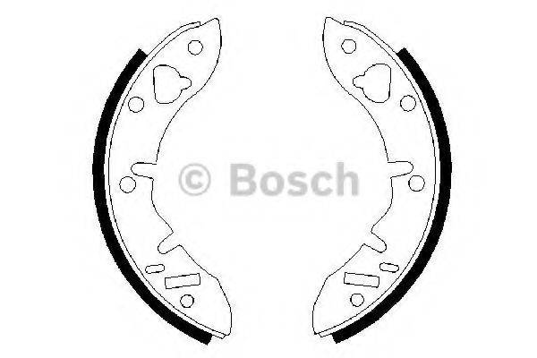 BOSCH BS547 Комплект гальмівних колодок