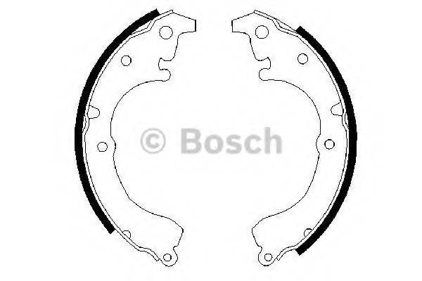 BOSCH BS553 Комплект гальмівних колодок