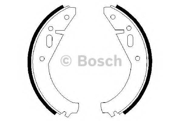 BOSCH BS571 Комплект гальмівних колодок