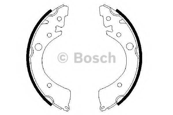 BOSCH BS606 Комплект гальмівних колодок