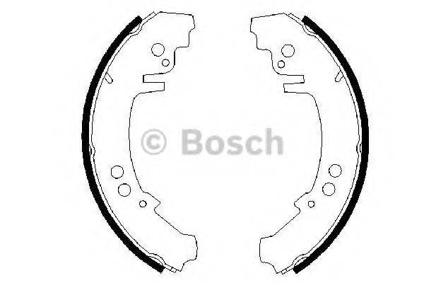 BOSCH BS671 Комплект гальмівних колодок
