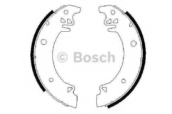 BOSCH BS706 Комплект гальмівних колодок