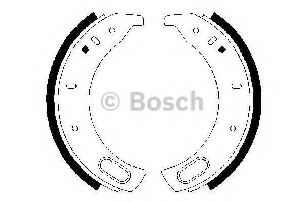 BOSCH BS709 Комплект гальмівних колодок