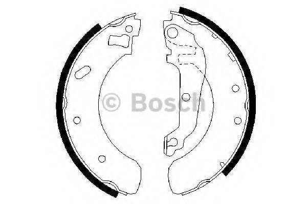 BOSCH BS719 Комплект гальмівних колодок