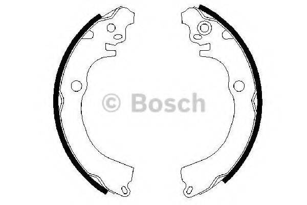 BOSCH BS722 Комплект гальмівних колодок