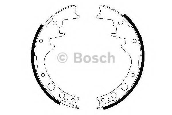 BOSCH BS732 Комплект гальмівних колодок