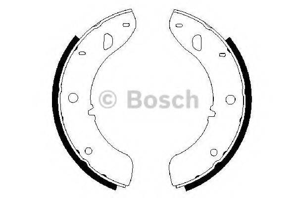BOSCH BS750 Комплект гальмівних колодок