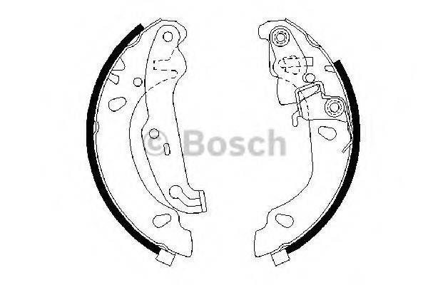 FORD YS512200AB Комплект гальмівних колодок
