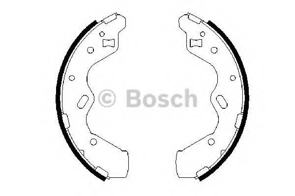 BOSCH BS878 Комплект гальмівних колодок