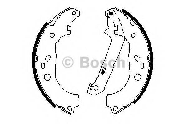 FORD 3M512200BA Комплект гальмівних колодок
