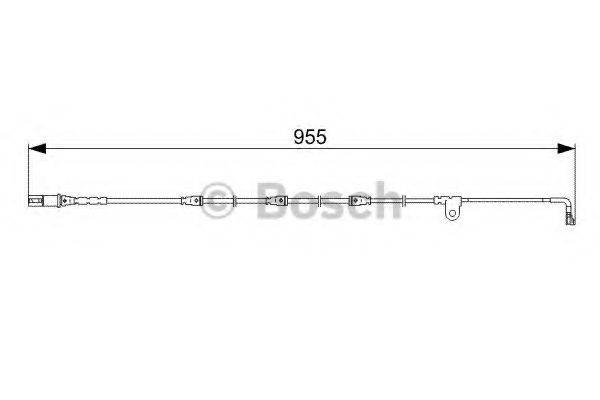 BOSCH AP821 Сигналізатор, знос гальмівних колодок
