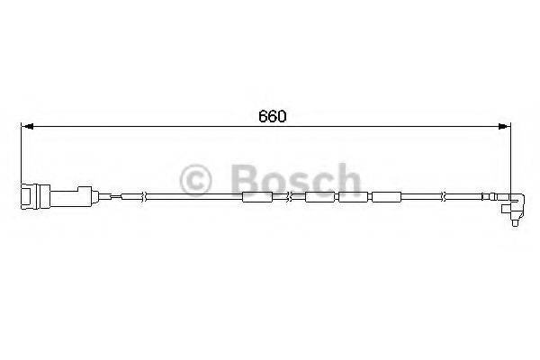 BOSCH AP167 Сигналізатор, знос гальмівних колодок