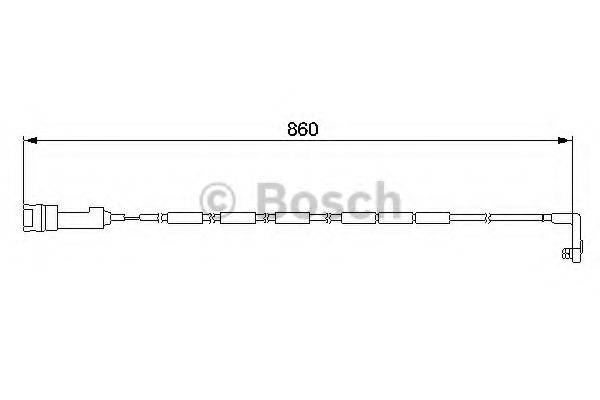 BOSCH AP180 Сигналізатор, знос гальмівних колодок