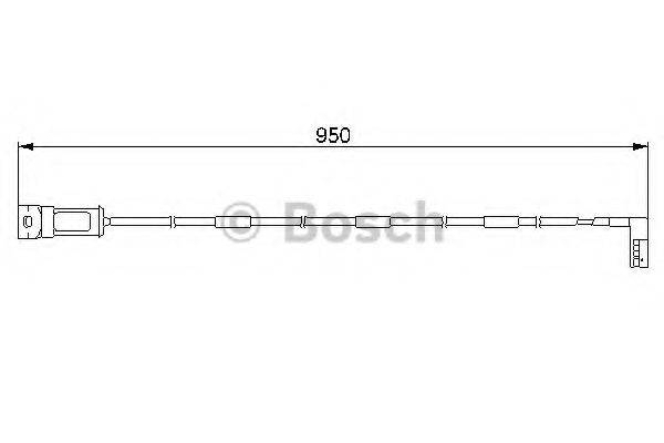 BOSCH AP186 Сигналізатор, знос гальмівних колодок