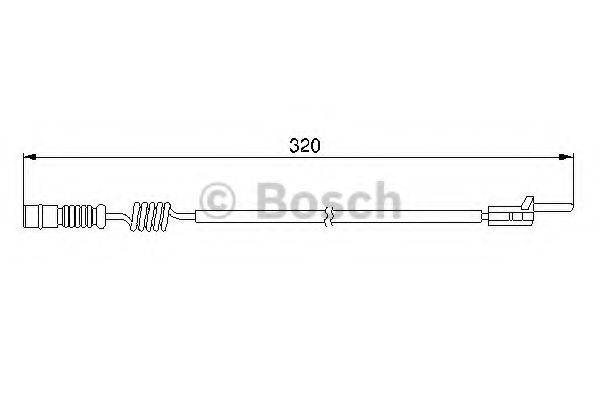 BOSCH 964 Сигналізатор, знос гальмівних колодок
