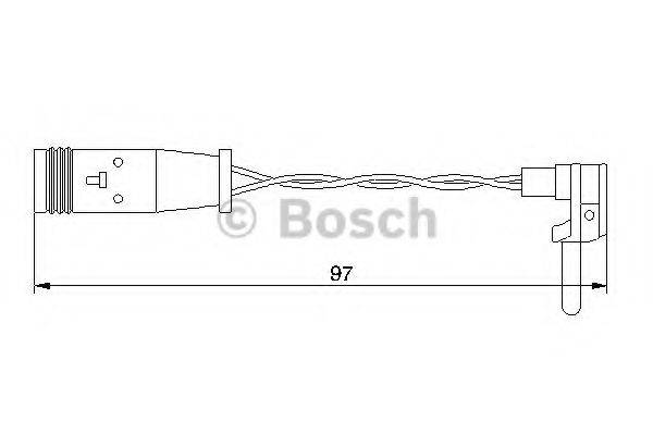 BOSCH 966 Сигналізатор, знос гальмівних колодок