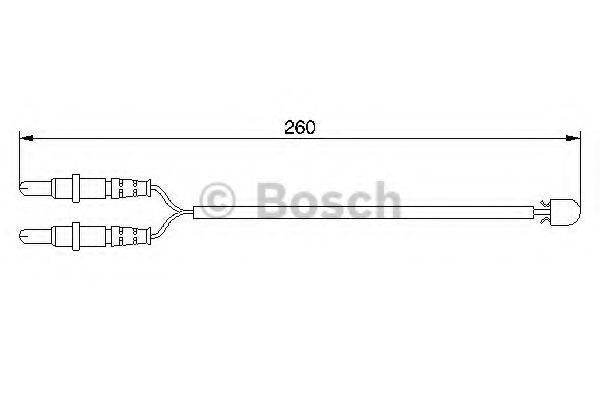 BOSCH 975 Сигналізатор, знос гальмівних колодок