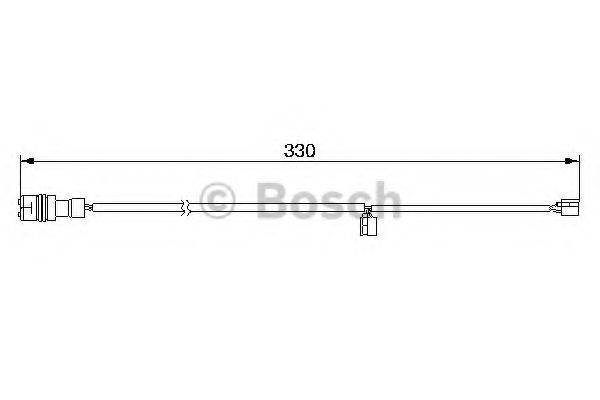 BOSCH 983 Сигналізатор, знос гальмівних колодок