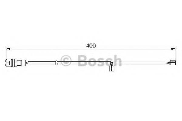 BOSCH 989 Сигналізатор, знос гальмівних колодок