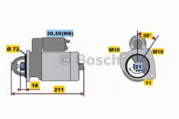 BOSCH 0001107059 Стартер
