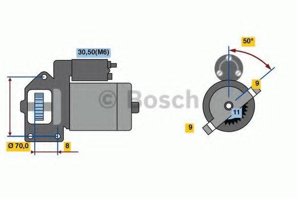 BOSCH 0001109069 Стартер