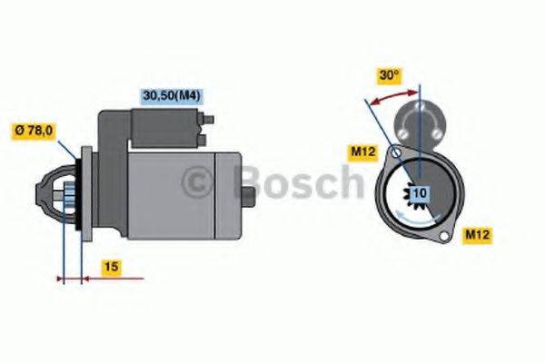 MERCEDES-BENZ A 001 151 78 01 Стартер