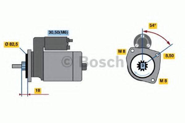 SEAT 036 911 023 R Стартер