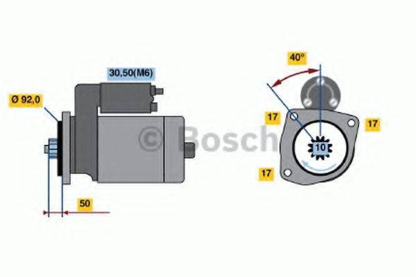 BOSCH 0001241016 Стартер